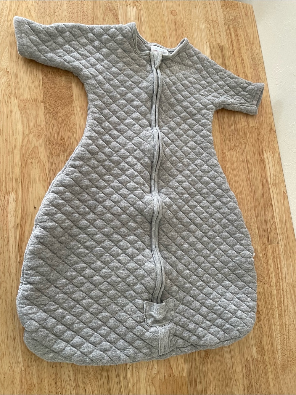 Halo Quilted Gray Sleep Sack Baby Pajama